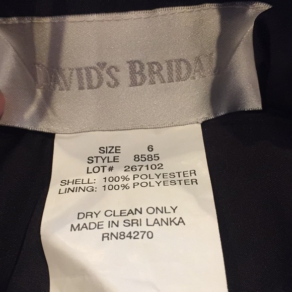 Black David’s bridal gown - Picture 4 of 4